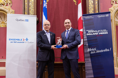 Prix Bénévolat décerné à Carl Dalbec