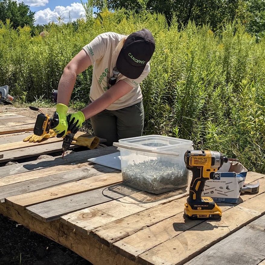 Aménagement construction pont