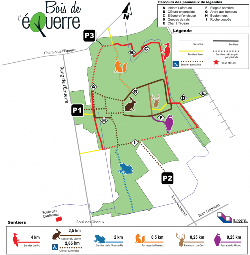 Carte du bois de l'Équerre